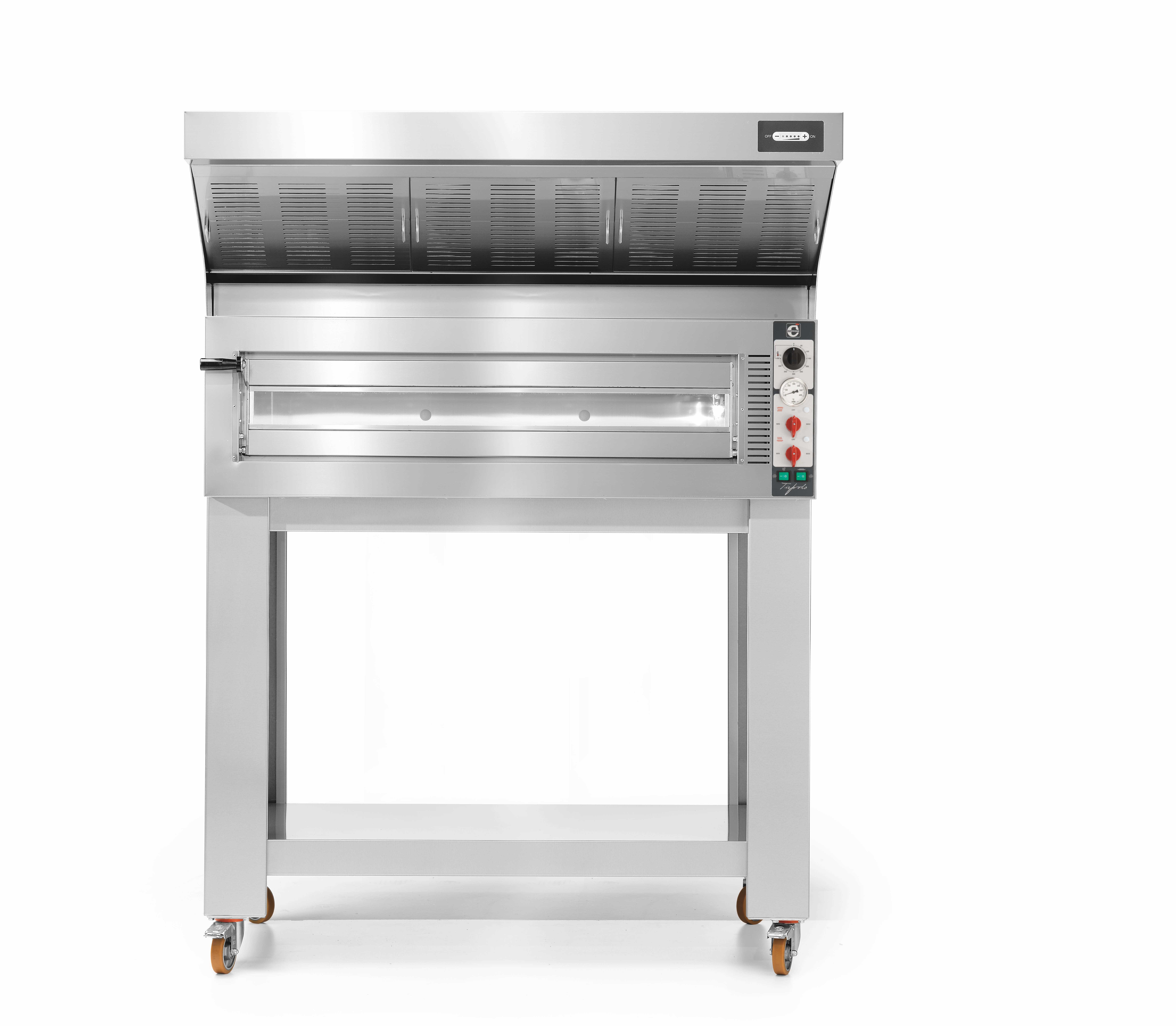 Cuppone Pizzaofen Tiepolo 1/2 Kammern für je 9 Pizzen Ø 35cm