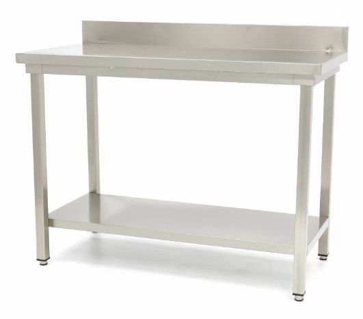 Arbeitstisch mit Grundboden, mit Aufkantung, Tiefe 700mm