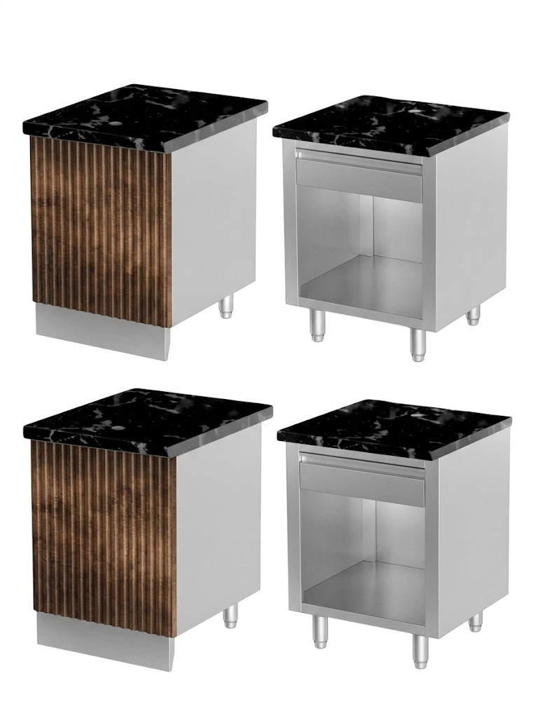 Kassentisch mit Granitplatte - Premium Line