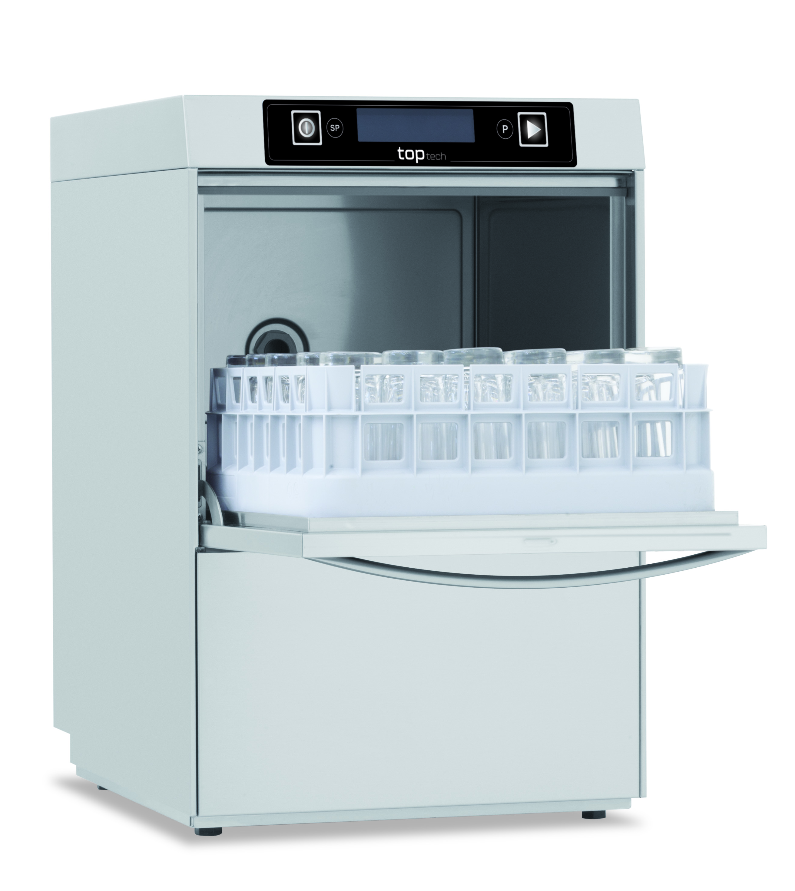 Gläserspülmaschine Colged 34-23GD toptech34 Druckloser Boiler mit Nachspülpumpe