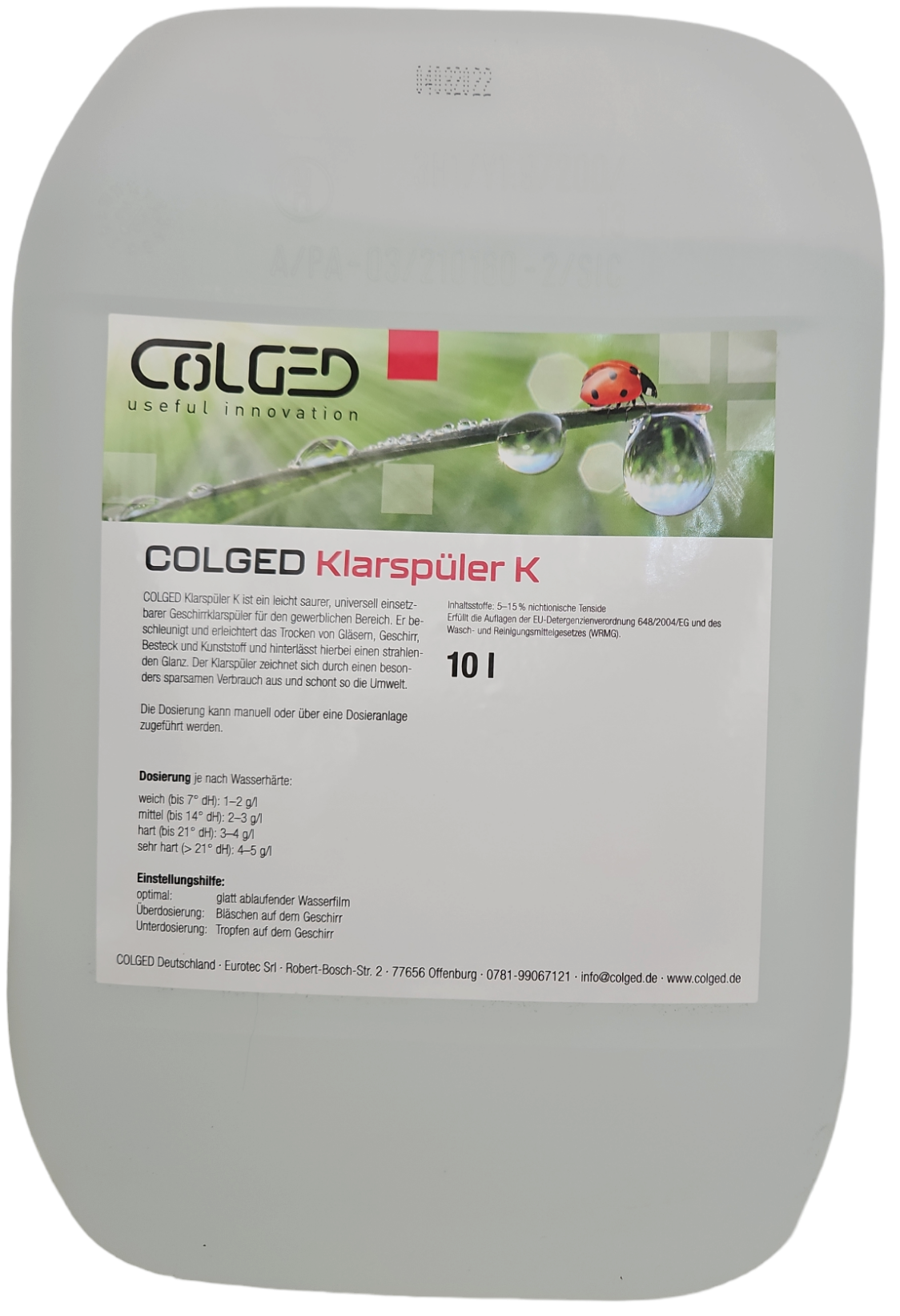 COL-131340_COLGED_Klar Spülmaschinen Klarspüler 10L