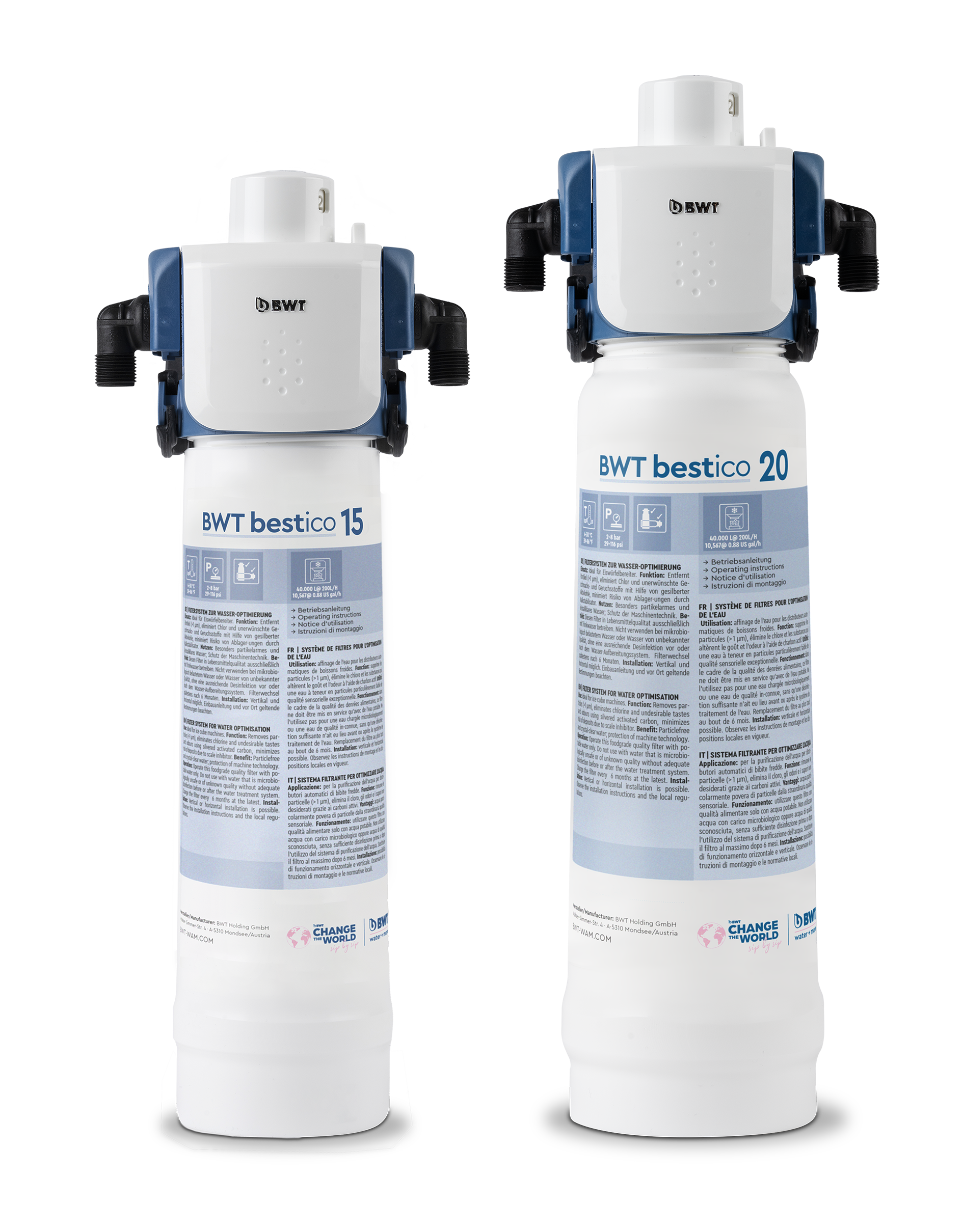 Wasserfilter BWT bestico 15 für die Eisherstellung 