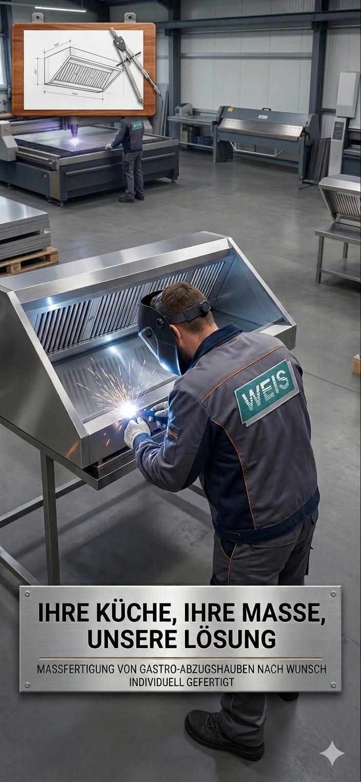 Edelstahlmöbel Sonderbau z.B. für Imbisswägen Tiefe 40 / 50 cm