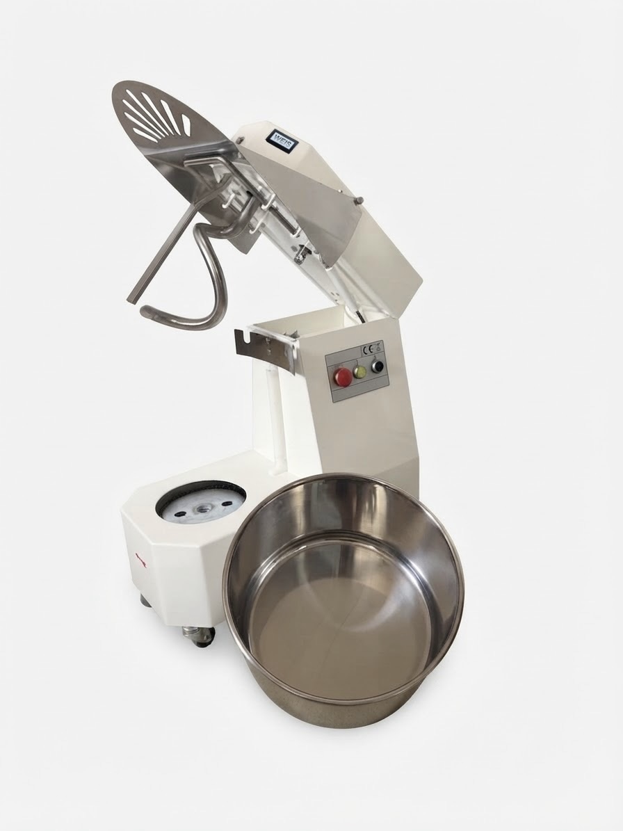 Spiralkneter 7 Liter mit hochklappbarem Kopf und abnehmbarem Kessel SM05