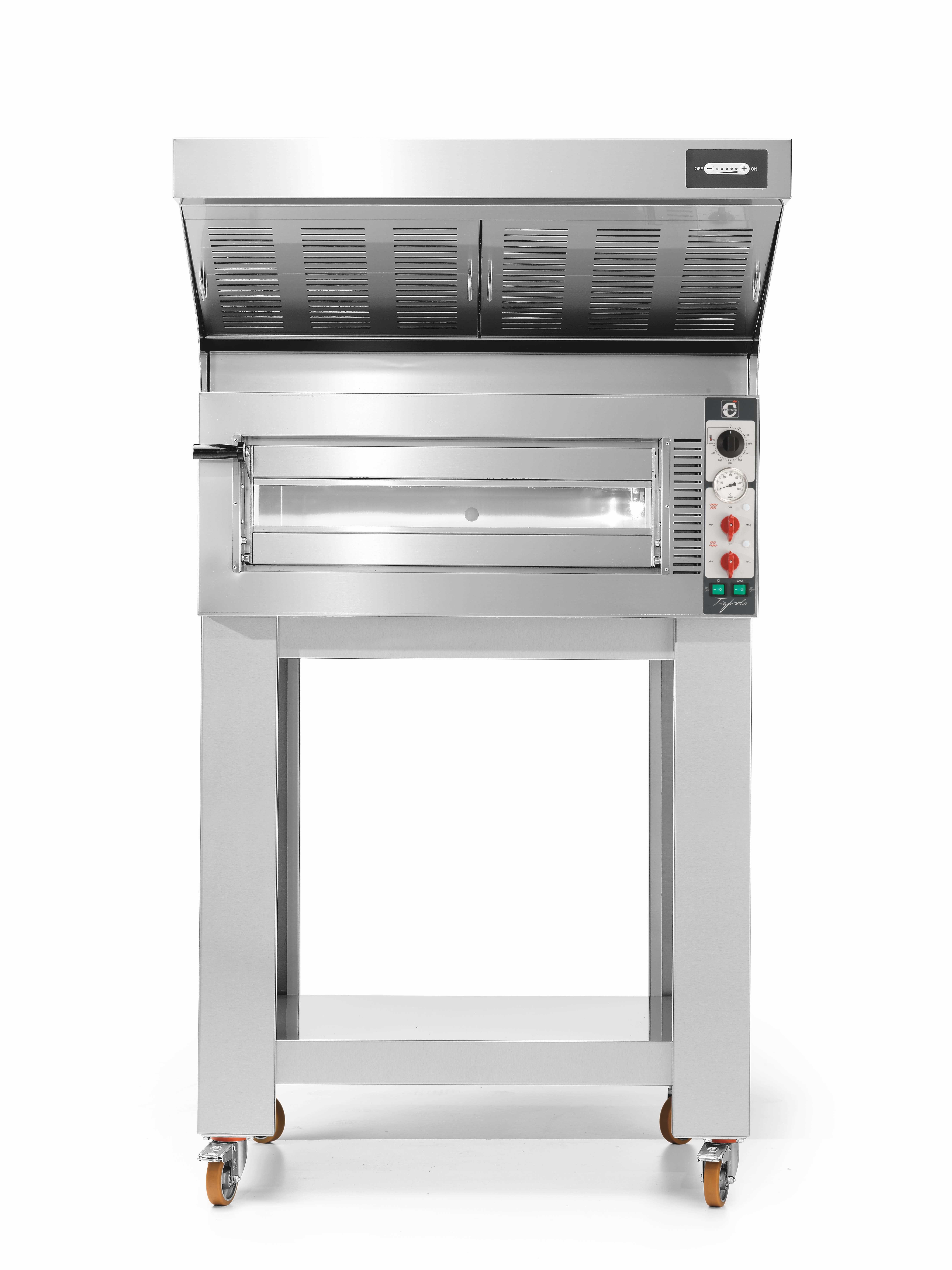 Pizzaofen Cuppone Tiepolo 1/2 Kammern für je 4 Pizzen Ø 35cm